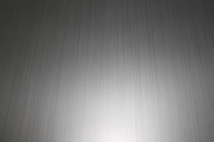 Gray metal surface